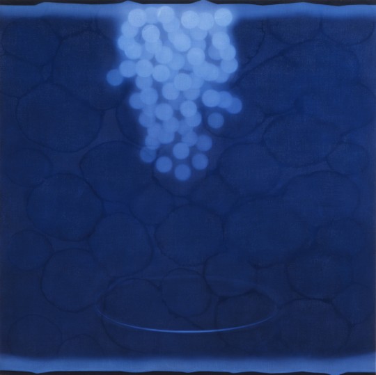 Descending lights (?) Blue, 1997 by Andrew Browne