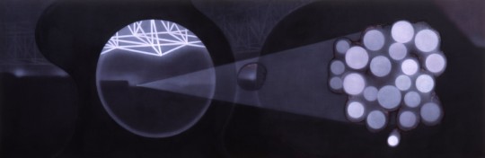 Binocular painting, 1995 by Andrew Browne