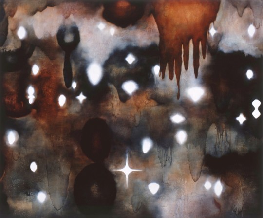 Landscape with lights, 1989 by Andrew Browne