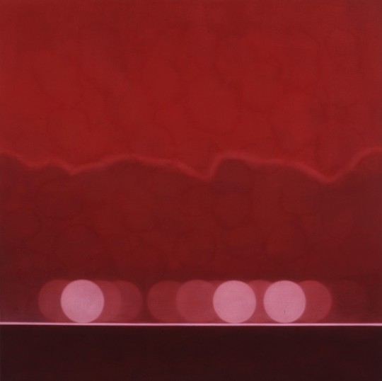 Untitled (Large red landscape), 2000 by Andrew Browne