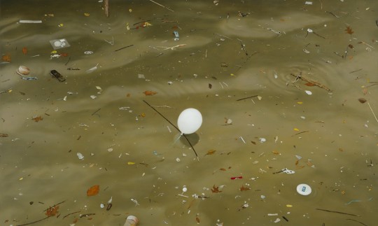 River, balloon - drifting, 2012 by Andrew Browne