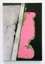Pink obstacle (doorstep), 2021 by Andrew Browne