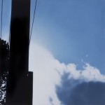 Cloud and pole, 2003 by Andrew Browne